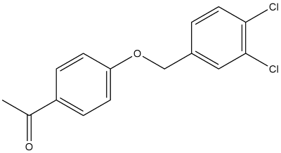 1-(4-[(3,4-二氯苯基)甲氧基]苯基)乙烷-1-酮