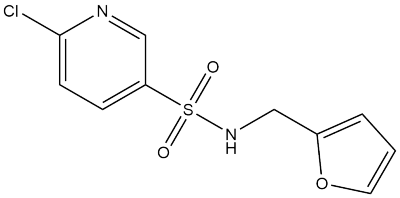 6-氯-N-[(呋喃-2-基)甲基]吡啶-3-磺酰胺