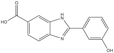2-(3-羟基苯基)-1H-1-3-苯并二唑-6-甲酸