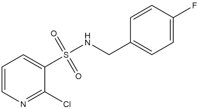 2-氯-N-[(4-氟苯基)甲基]吡啶-3-磺酰胺