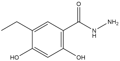 5-乙基-2,4-二羟基苯甲酰肼
