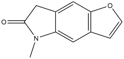 5-甲基 -5H,6-H,7H- 呋喃[2,3-f ]吲哚 -6-酮