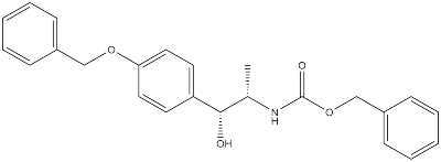 苄基 N-[(1R,2 S)-1-(4-(苄氧基)苯基) -1-羟基丙烷 -2-基]氨基甲酸酯