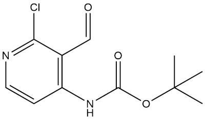 叔丁基N-(2-氯-3-甲酰基吡啶-4-基)氨基甲酸酯