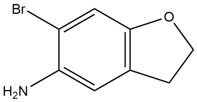 6-溴 -2,3-二氢 -1-苯并呋喃 -5-胺