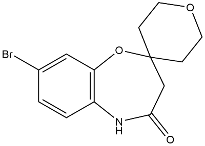 8-溴-4,5-二氢-3H-螺[1,5-苯并噁嗪-2,4’-氧基庚烷]-4-酮