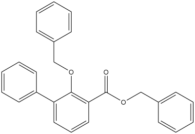 2-(苄氧基)-3-苯基苯甲酸苄酯