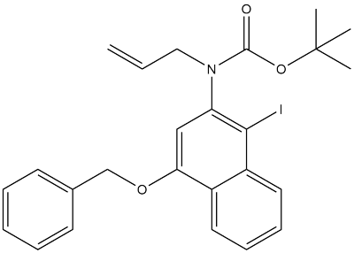 N-(4-(苄氧基)-1-碘阧-2-基)-N-(丙-2-烯-1-基)氨基甲酸叔丁酯