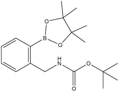 N-[(2-(四甲基-1,3,2-二氧杂硼烷-2-基)苯基)甲基]氨基甲酸叔丁酯