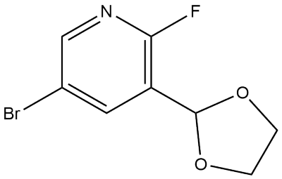 5-溴-3-(1,3-二恶兰-2-基)-2-氟吡啶