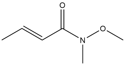 2E-N-甲氧基-N-甲基丁-2-烯酰胺