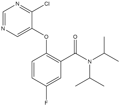 2-[(4-氯嘧啶-5-基)氧基]-5-氟-N,N-双(丙基-2-基)苯甲酰胺
