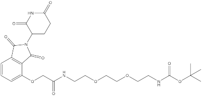 N-(2-(2-(2-[(2-(2,6-二氧代哌啶-3-基)-1,3-二氧代-2,3-二氢-1H-异吲哚-4-基)氧基]乙酰氨基甲酰胺基)乙氧基)乙基)氨基甲酸叔丁酯