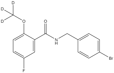 N-[(4-溴苯基)甲基]-5-氟-2-(^2H₃)甲氧基苯甲酰胺