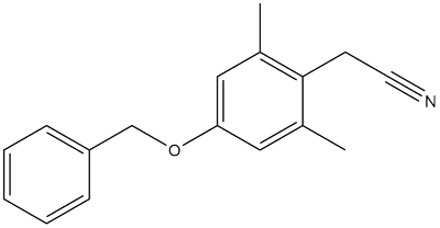 2-(4-苄氧基)-2,6-二甲基苯基乙腈