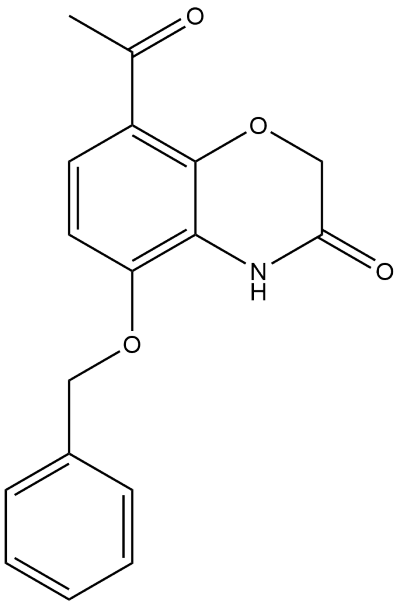 8-乙酰基-5-苄氧基-3,4-二氢-2H-1,4-苯并恶嗪-3-酮