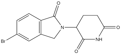 3-(5-溴-1-氧代-2,3-二氢-1H-异吲哚-2-基)哌啶-2,6-二酮