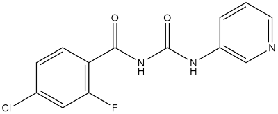 3-(4-氯-2-氟苯甲酰基)-1-吡啶-3-基脲