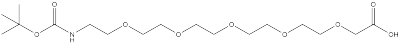 17-{[(叔丁氧基)羰基]氨基}-3,6,9,12,15-五氧杂十七烷酸