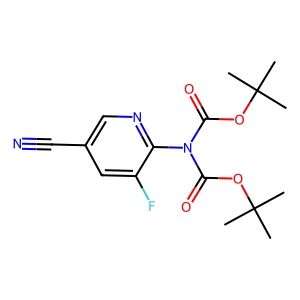 N-[叔丁氧羰基]-N-(5-氰基-3-氟吡啶-2-基)氨基甲酸叔丁酯