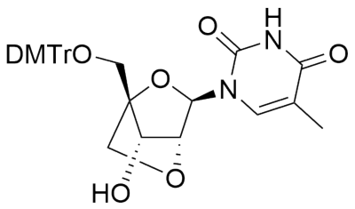 1-((1R,3R,4R,7S)-1-((双(4-甲氧基苯基)(苯基)甲氧基)甲基)-7-羟基-2,5-二氧杂双环[2.2.1]庚烷-3-基)-5-甲基嘧啶-2,4(1H,3H)-二酮