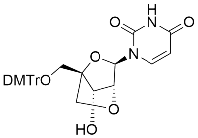 1-((1R,3R,4R,7S)-1-((双(4-甲氧基苯基)(苯基)甲氧基)甲基)-7-羟基-2,5-二氧杂双环[2.2.1]庚烷-3-基)嘧啶-2,4(1H,3H)-二酮