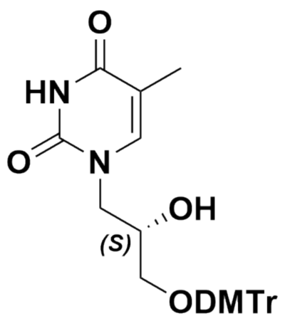 1-[(2S)-3-(双(4-甲氧基苯基苯基)甲氧基)-2-羟丙基]-5-甲基-1,2,3,4-四氢嘧啶-2,4-二酮