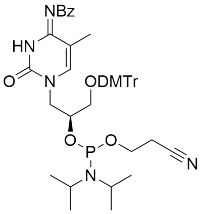 N-[(4Z)-1-[(2S)-3-(双(4-甲氧基苯基苯基)甲氧基)-2-{(双(丙基-2-基)氨基)(2-氰基乙氧基)膦基]氧基}丙基]-5-甲基-2-氧代-1,2,3,4-四氢嘧啶-4-亚基]苯甲酰胺