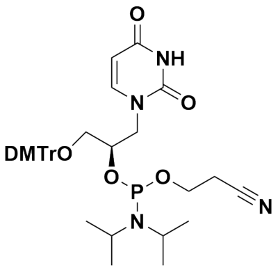 (4R)-6-(双(丙基-2-基)氨基)-4-[(2,4-二氧代-1,2,3,4-四氢嘧啶-1-基)甲基]-1,1-双(4-甲氧基苯基)-1-苯基-2,5,7-三氧杂-6-十三烷-10-腈