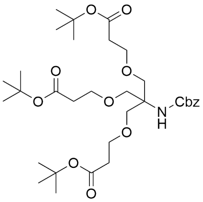 3-(2-{[(苄氧基)羰基]氨基}-3-(3-叔丁氧基)-3-氧代丙氧基)-2-[(3-(叔丁氧基)-3-氧代丙氧基)甲基]丙氧基)丙酸叔丁酯