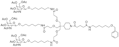 [(2R,3R,4R,5R,6R)-3,4-双乙酰氧基-6-[(6-(2-(1-(4-(6-(苄氧基)己基)氨基甲酰基)丁酰基)哌啶-4-基)-3-(2-[(6-{[(2R,3R,4R,5R,6R)-4,5-双(乙酰氧基)-6-[(乙酰氧基)甲基]-3-乙酰氨基氧杂环戊烷-2-基]氧基己基)氨基甲酰基]乙氧基)-2-[(2-[(6-{[(2R,3R,4R,5R,6R)-4,5-双(乙酰氧基)-6-[(乙酰氧基)甲基]-3-乙酰氨基氧杂环氧烷-2-基]氧基]己基)氨基甲酰基]乙氧基)甲基]丙氧基)丙酰胺基)己基)氧基]-5-乙酰氨基氧杂环戊烷-2-基]乙酸甲酯
