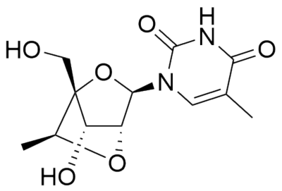 1-((1R,3R,4R,6S,7S)-7-羟基-1-(羟甲基)-6-甲基-2,5-二氧杂双环[2.2.1]庚烷-3-基)-5-甲基嘧啶-2,4(1H,3H)-二酮