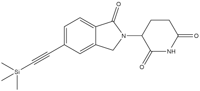 3-(1-氧代-5-((三甲基甲硅烷基)乙炔基)异吲哚-2-基)哌啶-2,6-二酮