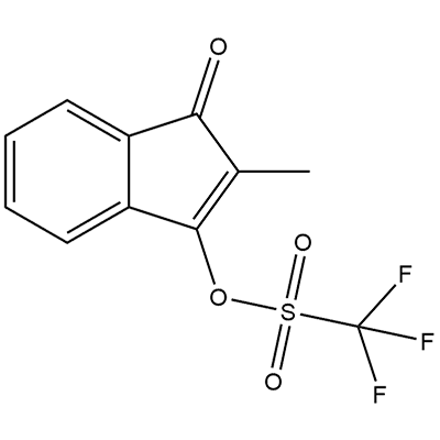 2-甲基-1-氧代-1H-茚-3-基三氟甲磺酸酯