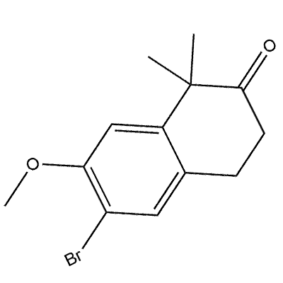 6-溴-7-甲氧基-1,1-二甲基-3,4-二氢萘-2(1H)-酮