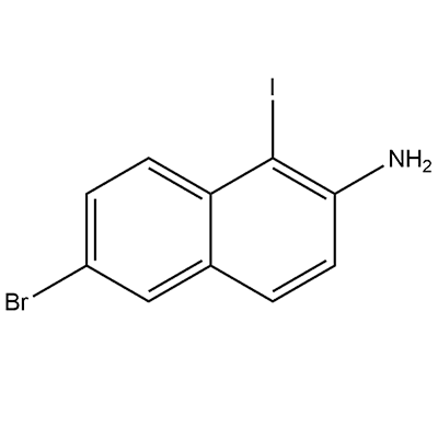 6-溴-1-碘代萘-2-胺