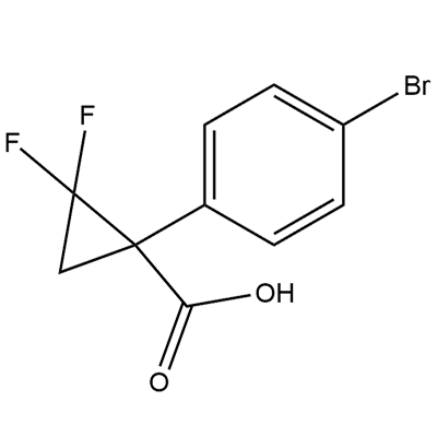 1-(4-溴苯基)-2,2-二氟环丙烷-1-甲酸