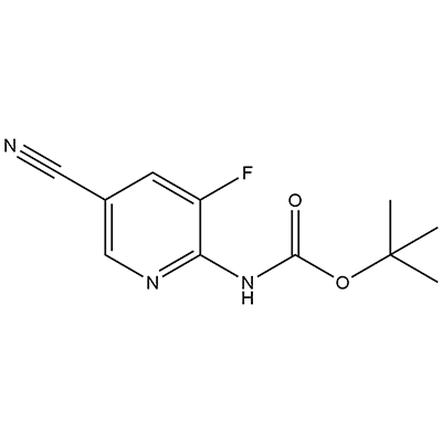 N-(5-氰基-3-氟吡啶-2-基)氨基甲酸叔丁酯