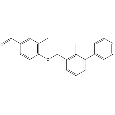 3-甲基-4-[(2-甲基-3-苯基苯基)甲氧基]苯甲醛