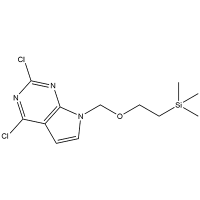 2,4-二氯-7-[(2-(三甲基硅基)乙氧基)甲基]-7H-吡咯并[2,3-d]嘧啶