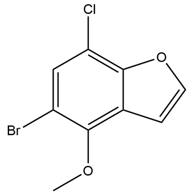 5-溴-7-氯-4-甲氧基苯并呋喃