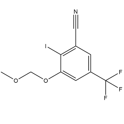 2-碘-3-(甲氧基甲氧基)-5-(三氟甲基)苄腈
