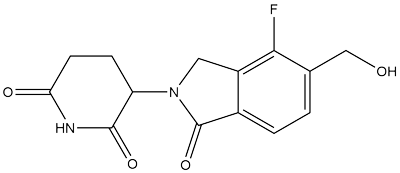 3-(4-氟-5-(羟甲基)-1-氧代异吲哚啉-2-基)哌啶-2,6-二酮
