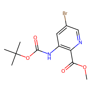 5-溴-3-((叔丁氧羰基)氨基)吡啶甲酸甲酯