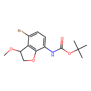 (4-溴-3-甲氧基-2,3-二氢苯并呋喃-7-基)氨基甲酸叔丁酯