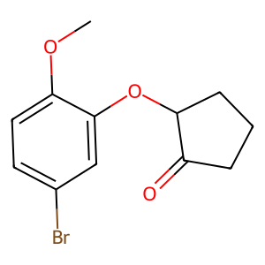 2-(5-溴-2-甲氧基苯氧基)环戊烷-1-酮