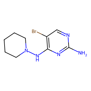 5-溴-N4-(哌啶-1-基)嘧啶-2,4-二胺