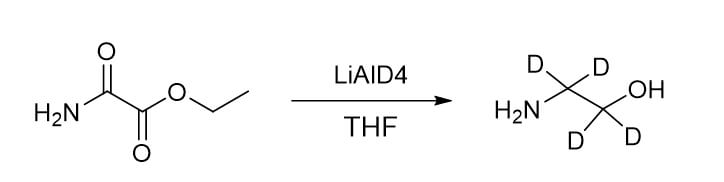 图7. 氘代乙醇胺（Monoethanolamine）的合成
